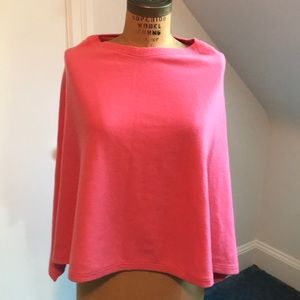 Lilly Pulitzer Pink Cashmere Poncho Size S/M